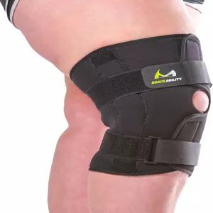 브빌리티 플러스 사이즈 무릎 보호대 초대형 다리와 비만 허벅지를 위한 힌지 랩어라운드 슬리브로 반월상