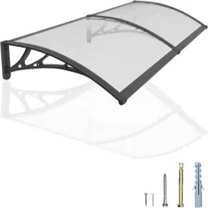 40x60인치 창문 및 문 차양 외부 UV /비 /눈 /햇빛 보호 시트 UPF 50+ 폴리카보네이트 오버행 캐노피