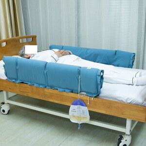 침대 난간 커버 요양원 윈도우 침대난간 네이비 솔리드블루120 방수시트 편안한 레자 병원