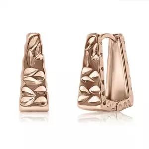 [루브르파리]14k G.F 리프 레이어 원터치 링 귀걸이 EA3222