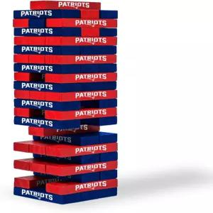 와일드 스포츠 NFL 뉴잉글랜드 패트리어츠 테이블 탑 스태커 3인치 x 1인치 0.5인치 팀 컬러
