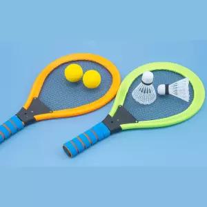 유치원 2인 실내체육활동 배드민턴 테니스공 미니라켓 세트 기타감각 어린이집 유아시설