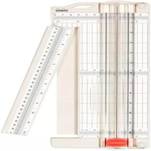 스윙 아웃 암이 있는 Bira 공예 종이 트리머 쿠폰용 12인치 x 3인치 베이스 및 사진