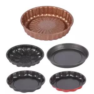 샬롯 케이크 꽃 모양 팬 논스틱 토피 치즈 라운드 미니 베이킹 금형 원형