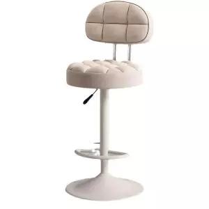 높은 화장대의자 스툴 보조 자취방 인테리어 인조가죽 나비의자 양털 셰르파 쇼파 침실