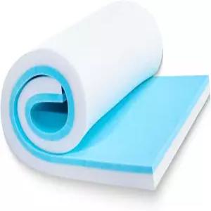 토헤츠프 고밀도 실내용 폼 쿠션 1 두께 x 24 72 좌석 교체용 젤 메모리 지지대 패딩 DIY 프로젝트 소파