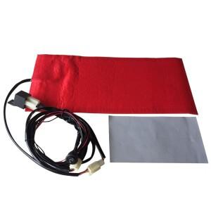 12V 카본 파이버 패드 방수 시트 히터 커버 타이머 범용 히팅 키트 조절 가능 온도