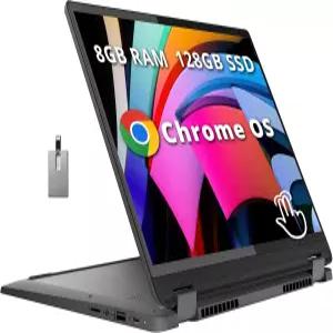 레노버 디어패드 플렉스 5i 14인치 FHD 2-in-1 터치스크린 노트북 인텔 i3-1315U 8GB RAM 128GB SSD UHD