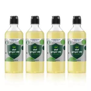 소다스트림 클래식 다이어트 진저 에일 뉴 푸어 병 14.9온스(4팩)