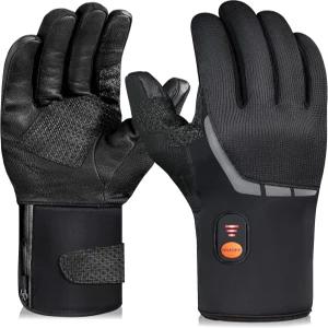 남성용 온열 장갑 스키 하이킹 운전을 위한 관절염 레이노 기능이 있는 충전식 방수 작업용