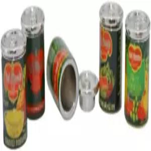 5개의 미니어처 캔 인형의 집 주방 액세서리 1 12 저울 장식 및 음식