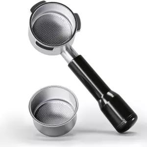 바리스타 익스프레스(BES 870/875/878/880/820/840/450)와 호환되는 바텀리스 포르타필터 54mm 이중 필터