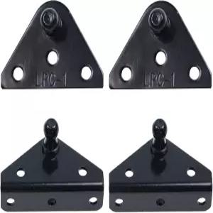 10MM 볼 스터드 브래킷 스트럿 마운팅 트용 브래킷은 충격 지지대 스프링 소품 마운트 팅 2개 L형 플랫형