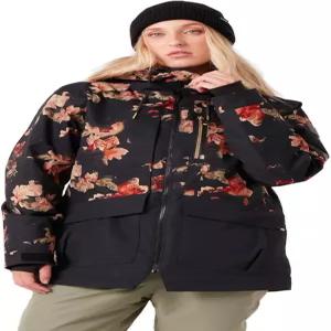 록시 여성용 경사 파카 재킷 u2013 15K 방수 단열 Pfas 프리 하이드로스마트 칼라