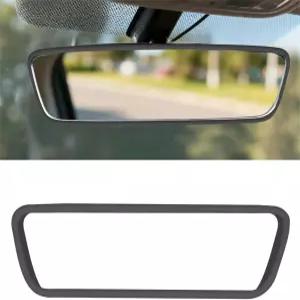 수로샤 차량용 리어 뷰 미러 프로텍터 프레임 커버 스크린 및 미러의 실리콘 차량 액세서리 엣지 모델 3 Y