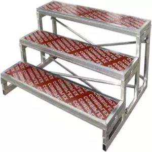 접이식 합창단 무대 라이저 플랫폼 기반 금속 미끄럼 방지 휴대용 멀티 레벨 홈 시어터 시트 견고한 - 쉬운