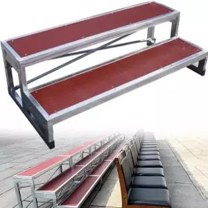 접이식 합창단 무대 라이저 플랫폼 기반 금속 미끄럼 방지 휴대용 다단계 홈 시어터 시트 - 교실 및 교회용