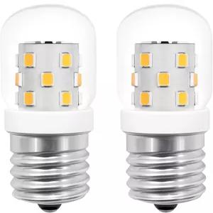 후드 40와트 이하 LED 전자레인지 전구 GE용 3W E17 베이스 교체 월풀 레인지 후드용 T7 가전 오븐 2700K