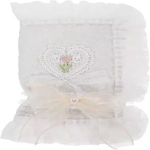 토피쿠 레이스 책 커버 세탁 가능한 패브릭 슬리브 보호 노트북 성경 저널 핸드메이드 섬세한 장식