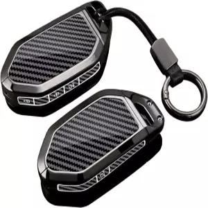 기아 스포티지 2026 카본 패턴 자동차 키 케이스 장착용 론드라이브 4버튼 키포브 커버 장착 텔루라이드 K4