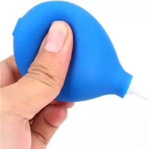 보청기 카메라 렌즈 시계용 미니 스퀴즈 볼 펌프 더스트 이어 몰드 클리너 공기 송풍기(파란색(플라스틱))