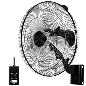 심플한 디럭스 18인치 금속 기울기 가정용 5단 진동 블랙 90 코너 파티오 실외 가능한 4200 벽걸이 또는 조절 MAX CFM 상업용 기류 고속