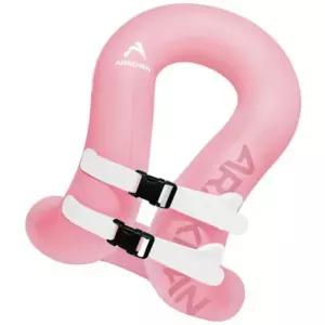 물놀이넥튜브 아라칸 편안한 구명 조끼 핑크 부력 보조 50kg 1P