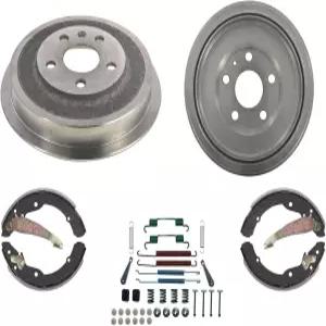브레이크 드럼 및 슈 1112 폭스바겐 제타 2.0L 2.5L 리어 4p 키트 교체 부품