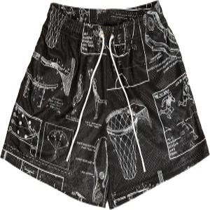 DIOTTR 남성 그래픽 반바지 운동용 러닝 캐주얼 스트리트웨어 쿨 디자이너 여름