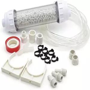 고효율 콘덴싱 보일러 및 탱크리스 히터와 호환되는 925g 세라믹 볼 벽걸이 클램프 PVC 튜브 PTFE 테이프