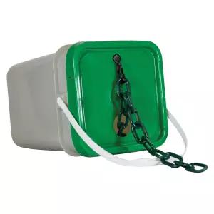 미스터 체인 헤비 듀티 플라스틱 배리어 페일 에버그린 2인치 링크 직경 길이 120피트51054P