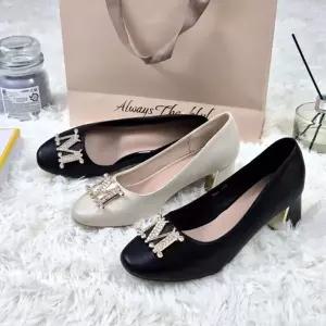 제이시 5cm 소가죽 발편한 여자 큐빅 웨딩 구두 K444