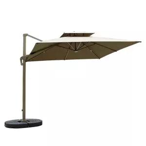 3m 대형 사각 휴대용 파라솔 우산 루프탑 2층 초대형