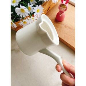 수출 세라믹 소젖통 긴손잡이 밀크포트 커피통 고온 무코팅 화염