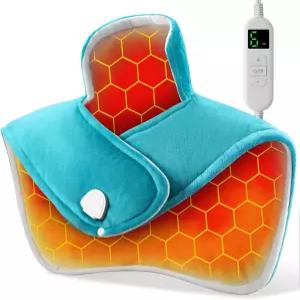 목과 어깨를 위한 온열 패드 4회 설정 생리통을 6가지 남녀 생일 선물 엄마와 아빠를 20인치 x 24인치