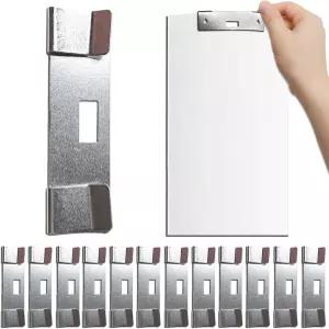 수직 블라인드 교체 슬랫용 수리 베인 세이버 전기 도금 금속 탭12 PCS