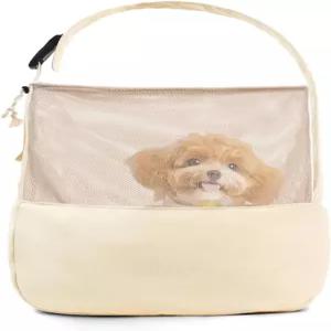 작은 개와 고양이를 위한 ONEQUET 반려견 슬링 캐리어 조절 가능한 스트랩이 있는 경량 접이식 반려동물