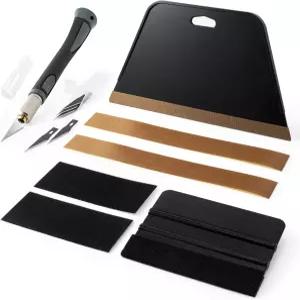 고메이크 벽지 스무딩 도구 벽 커버 스퀴지 종이 필 앤 스틱 벽지용 공예 정밀 나이프 비닐 랩 창문 틴트