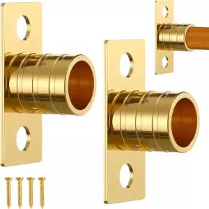 펠로피 2개 내부 마운트 커튼봉 브래킷 3 /8 세트 로딩용 브라스