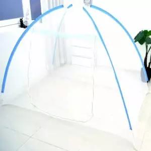 휴대용 모기장 120X200 블루 원터치 캐노피 야외 캠핑용