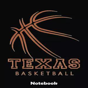 텍사스 스포츠 팬 기념품 론스타 스테이트 오브 농구 노트 학교 직장 메모 및 선물을 위한 테마 빈 줄 저널