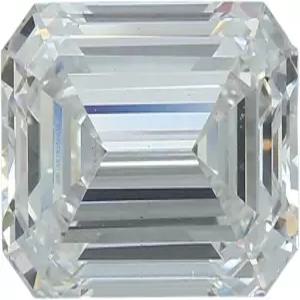 2.00 Ct 내추럴 화이트 다이아몬드 루즈 보석 에메랄드 컷 VVS1 클리어런스 D 컬러 인증 센터 스톤 커스텀