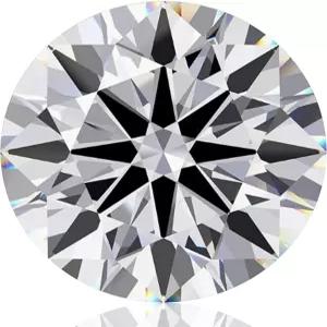 BLAROSE 0.310 캐럿 모이사나이트 루즈 스톤 D 컬러 VVS1 클리어런스 라운드 브릴리언트 컷 다이아몬드
