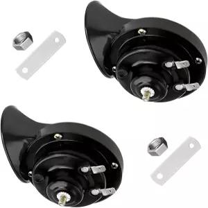 NYTKL 2 PCS 300DB 슈퍼 라우드 트레인 경적 12V 방수 달팽이 레이징 사운드 전기 자동차 오토바이 트럭용