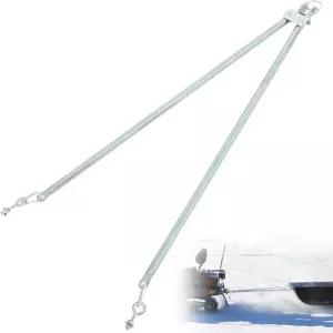 스노우모바일 및 ATV용 야오콤 39인치 견인 히치 썰매 뒤의 대형 얼음 낚시 판자 또는 화물 트레일러 부식