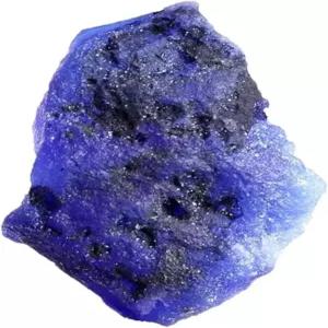 여성과 남성을 위한 젬허브 내추럴 블루 사파이어 러프 원석 8200캐럿 및 힐링 스톤 루즈 목걸이