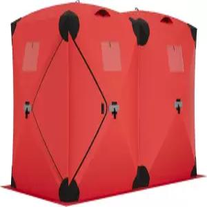 가비라이프 얼음 낚시 단열 텐트 67인용 대피소 대형 팝업 휴대용 허브 스타일 가능 면적 68제곱피트