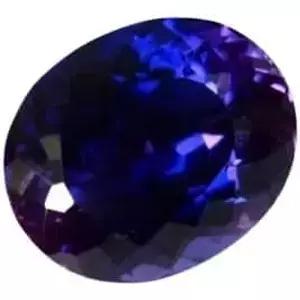 10 캐럿 내추럴 오벌 컷 블루퍼플 사파이어 페이스드 루즈 보석 제작용