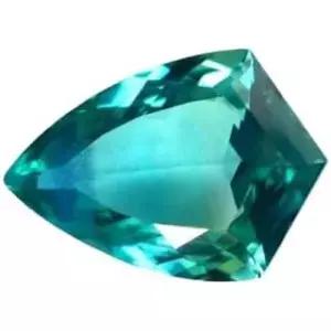 35 Ct 내추럴 블루그린 팬시 카이트 컷 투르말린 인증 보석 제작용 루즈 원석