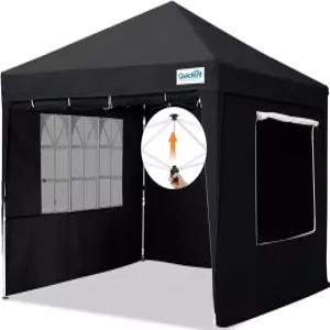 4개의 분리 가능한 창문 측벽 1인용 설정 방수 야외 휴대용 공급업체 이벤트 텐트 쉼터 바퀴 달린 가방이